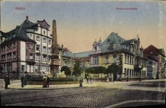 VINTAGE POSTCARD Mainz Neubrannenplatz