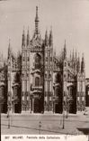 VINTAGE POSTCARD Milano Facciata della Cattedrale