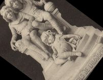 VINTAGE POSTCARD Nantes Museum of Beautiful arts Bushel children of Clodomir