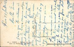 VINTAGE POSTCARD Paris Basilica of the Sacring Heart of Montmartie a Stoup