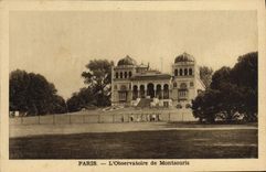 VINTAGE POSTCARD Paris the Observatory of Montsouris