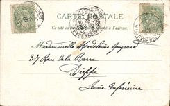 CPA Pont de Mayaba Route de Cauterets