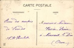 VINTAGE POSTCARD Heavy Sight Of the Villas Gave and the fort