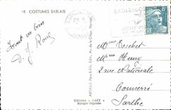 El traje de la POSTAL de la VENDIMIA enarenó folklore