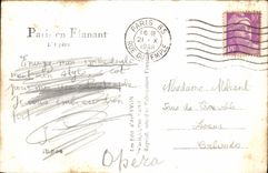 CPM Paris en Flanant L'Opera