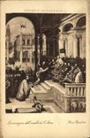 VINTAGE POSTCARD Venezia Accademia