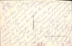 VINTAGE POSTCARD Aachen Theater MIT Kaiser Wilhelm Denkmal