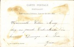 POSTAL de la VENDIMIA la columna de los congrios de Bruselas