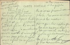 VINTAGE POSTCARD Saint Germain in Bush hammer the Castle Main door