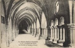 VINTAGE POSTCARD Luxeuil Les Bains Cloisters of the old abbey