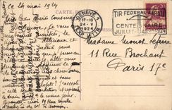 CPA Chillon et la dent du Midi