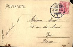 VINTAGE POSTCARD Heidelberg Schloss Von DER Terrace