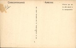 POSTAL Church De Mozac Chorus Woodworks de la VENDIMIA y puente del horno del 17mo