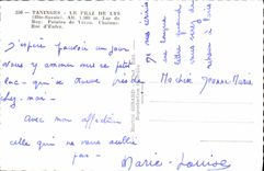 MODERN CARD Taninges Praz De Lys Lake Roy Points of Veran Chalune Rock of hell