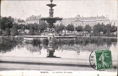 VINTAGE POSTCARD Angers the Garden Of the Email