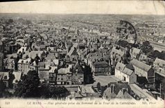 CPA Le Mans Vue Generale Prise du Sommet de la tour de la cathedrale