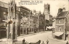 VINTAGE POSTCARD Glastonbury