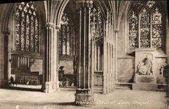 VINTAGE POSTCARD Wells cathedral Lady chapel