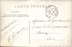 CPA Saint Cloud Parc Allee et Pont Du Diable