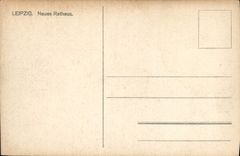 VINTAGE POSTCARD Leipzig Neues Rathaus