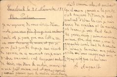 VINTAGE POSTCARD Saarbrucken Rathaus