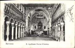CPA Ravenna S Apollinare Nuova L'interno 