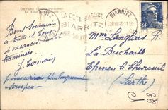 VINTAGE POSTCARD Orthez the Tower