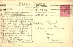 Universidad de Oxford Mirador de la POSTAL de la VENDIMIA