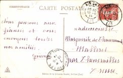 VINTAGE POSTCARD Padirac the Piane river