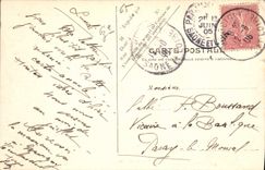 VINTAGE POSTCARD Heavy the Fort and the Bridge of Gave