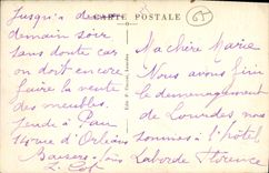 VINTAGE POSTCARD Heavy the strong castle and the chain of the Pyrenees