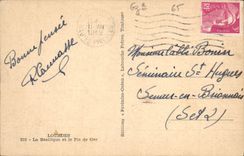 VINTAGE POSTCARD Heavy the Basilica and the Peak of Ger