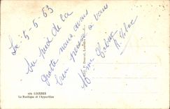 VINTAGE POSTCARD Heavy the basilica and appearance