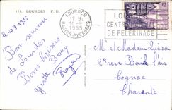 VINTAGE POSTCARD Heavy With the cave