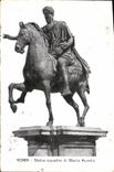 La POSTAL Roma de la VENDIMIA gobernó a Ecuestre di Marco Aurelio