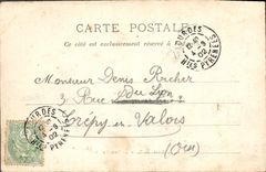 VINTAGE POSTCARD Heavy the Cave of Notre Dame