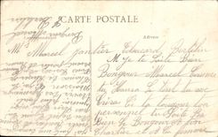 VINTAGE POSTCARD Seas les Bains Villas on the Beach