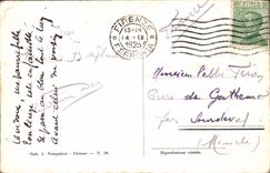 VINTAGE POSTCARD Milano Beato Angelico Angiolo Dal Tabernacolo dei Linajoli