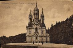 CPA Chapelle Grecque Wiesbaden 