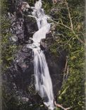 VINTAGE POSTCARD Grantohn Dhulaig Falls