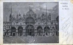 VINTAGE POSTCARD Venezia Basilica S Marco