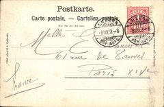 VINTAGE POSTCARD Luzern International Kriegs Und Friedens Museum