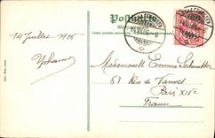 CPA Gruss Vom Rheinfall