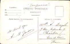 POSTAL Amberes de la VENDIMIA el martirio de la iglesia San Pablo