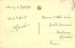 VINTAGE POSTCARD Abbey ND of Scourmont Chimay Forging mills Overall picture Church and Noviciate