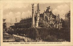 CPA Lago Maggiore Isola Bella Terrazzo Monumentale nell interno del giardino