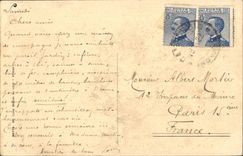 VINTAGE POSTCARD Lago Maggiore Isola Bleated Terrazzo Monumental nell interno LED giardino