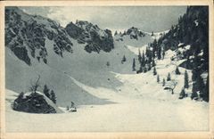 VINTAGE POSTCARD Aufstieg Vom Soila Zum Laber
