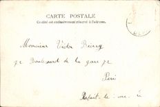 Asilo de Lieja de la POSTAL de la VENDIMIA de la edad avanzada