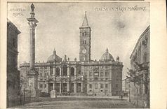 POSTAL Roma Chiesa di S Maria Maggiore de la VENDIMIA